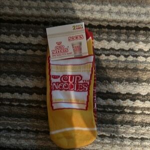 Yellow and Red Socks - 2 Pack